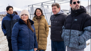 Melella volvió a ejercer el Ejecutivo y recorrió el predio donde se construirá la nueva usina