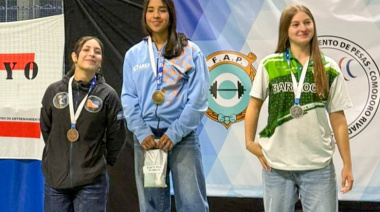 Kiara Pino fue convocada al Campus Nacional Sub 15 de levantamiento olímpico en el CENARD
