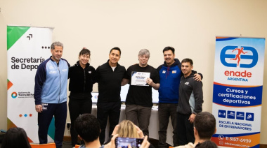 Se entregaron los certificados parra preparadores físicos y personal trainer