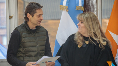 Urquiza y Sciurano encabezaron el reconocimiento de las jornadas de capacitación contra la trata