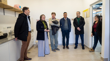Melella recorrió el Centro de Desarrollo Infantil recientemente inaugurado en Ushuaia