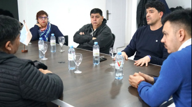 Vallaro recibió a la nueva Comisión Directiva de la Federación Fueguina de Futsal