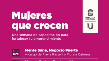 El Municipio capacitará a mujeres emprendedoras