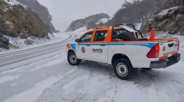Lanzan alerta amarilla por nevadas y piden circular con precaución