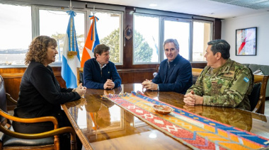 Melella recibió a funcionarios nacionales y respaldó la iniciativa de Milei