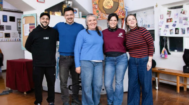 Rossi visitó el CAAD Ushuaia y destacó el trabajo de la institución