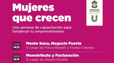 La Municipalidad inicia hoy un ciclo de capacitación "Mujeres que Crecen"