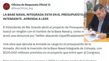 Martín Pérez cuestionó la falta de fondos para la Base y Nación lo mandó a que "aprenda a leer"