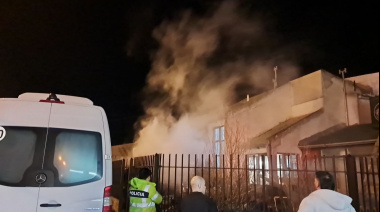 Principio de incendio en un galpón de Río Grande movilizó a los servicios de emergencia