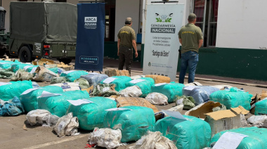 La Aduana secuestró 657 kilos de hojas de coca valuados en más de 72 millones de pesos