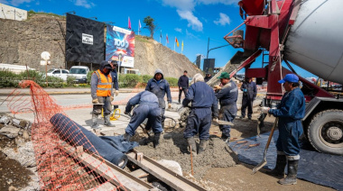 El Municipio avanza con obras en distintos sectores de Ushuaia