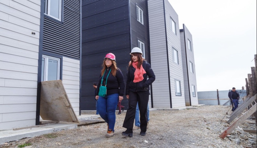 El IPVyH continúa con la construcción de viviendas en Río Grande