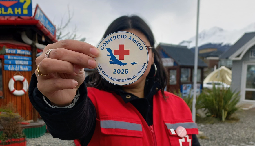 Cruz Roja Ushuaia lanza la campaña "Comercio Amigo"