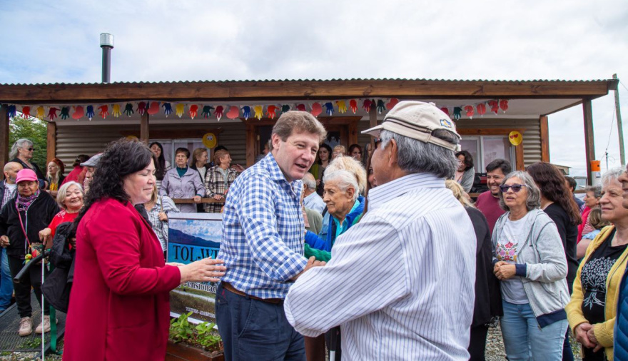 El centro de jubilador Tol-Wen inauguró su sede en Tolhuin