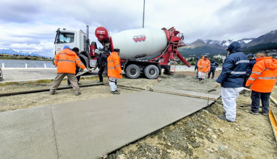 La Municipalidad avanza con los trabajos en la Pasarela Luis Pedro Fique