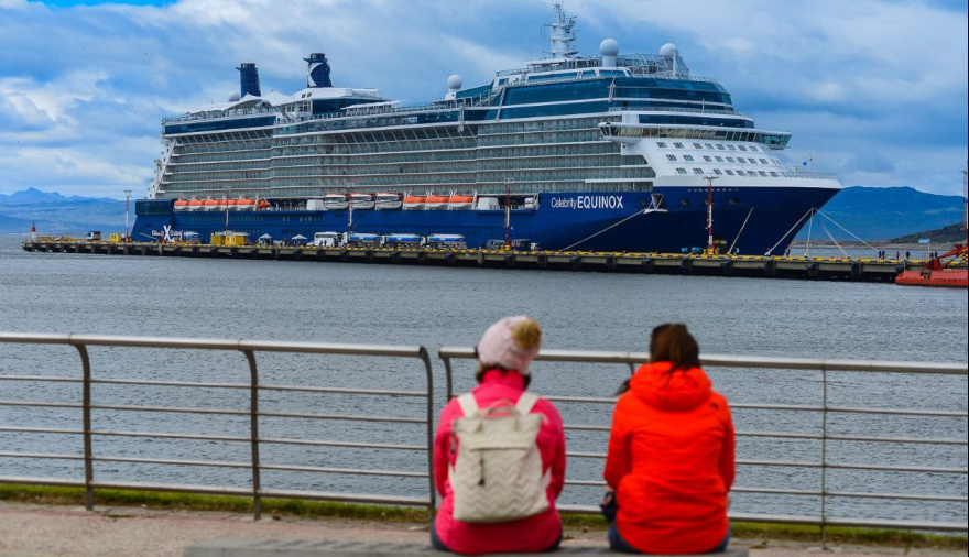 Más de 6 mil personas arribaron en crucero a Ushuaia en una sola jornada