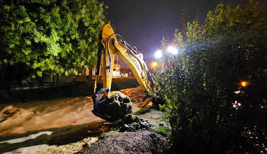 La Municipalidad continúa trabajando tras el temporal de lluvia