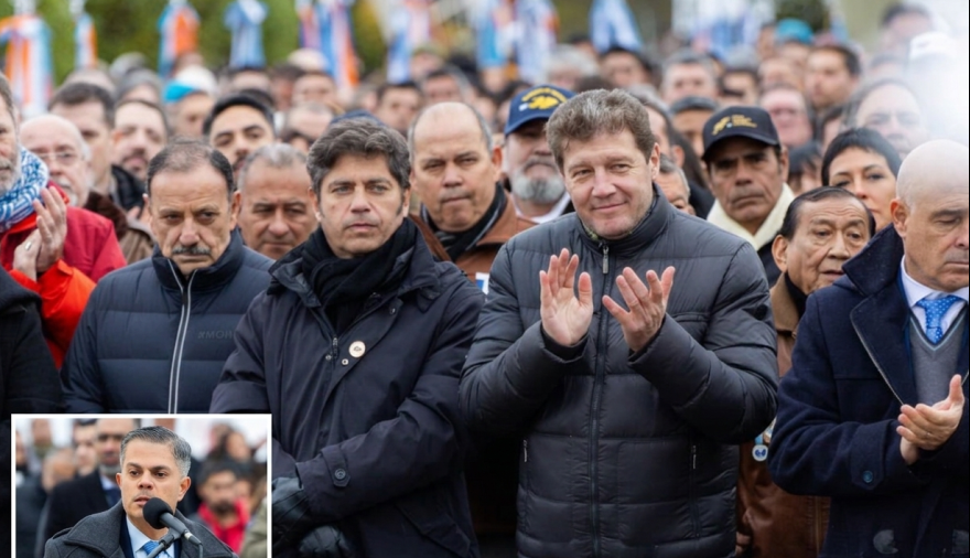 Melella encabezó el acto central por Malvinas aunque el discurso lo dio Andrés Dachary