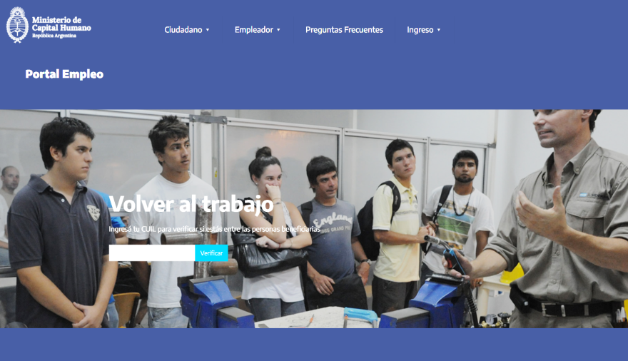 Nación finaliza el programa "Volver al Trabajo" y reorienta recursos a la asistencia directa