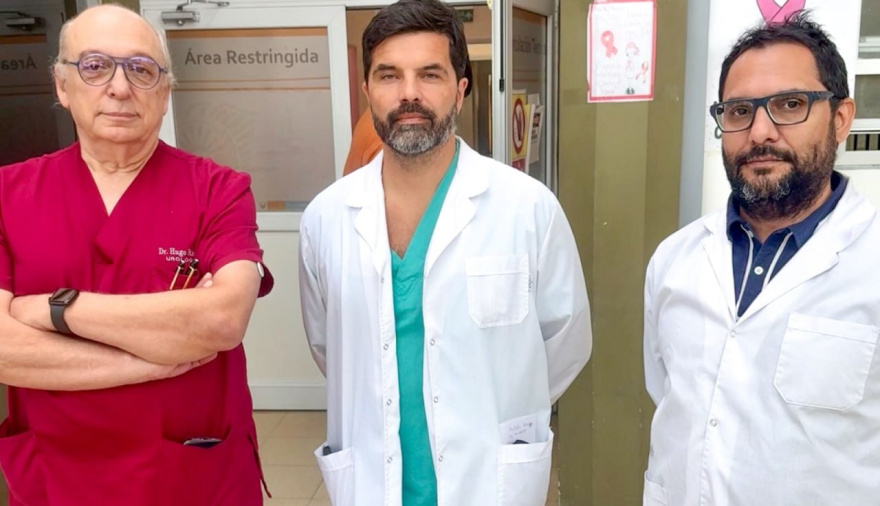 Médicos del Hospital de Ushuaia realizaron una endoscopía pediátrica en un bebé prematuro