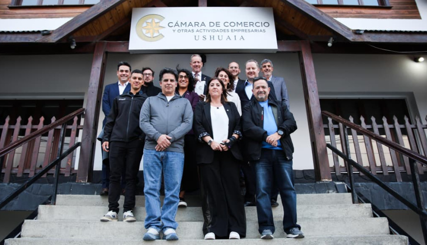 Embajador de Noruega se reunió con la Cámara de Comercio de Ushuaia