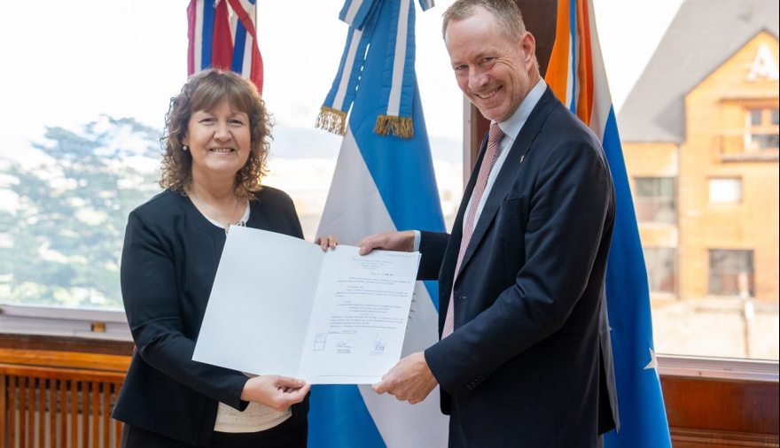 Tierra del Fuego recibió a la delegación de la embajada de Noruega