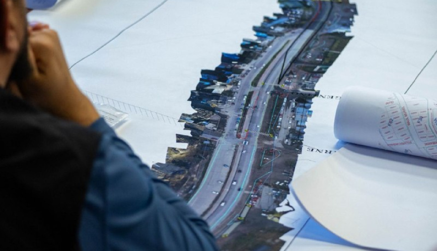 Ushuaia: Abordaron el avance de la obra del Paseo Costero