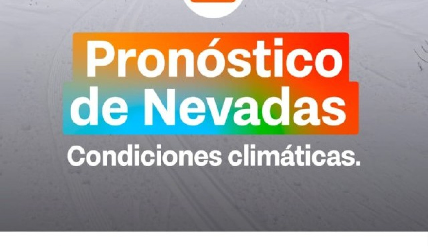 Alerta amarilla por nevadas y y viento en Ushuaia