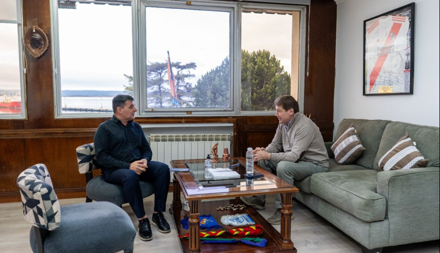 Melella recibió al nuevo Director Ejecutivo del PAMI Tierra del Fuego