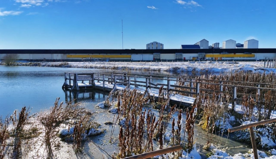 Río Grande: El municipio habilitó actividades sobre hielo en Laguna de los Patos