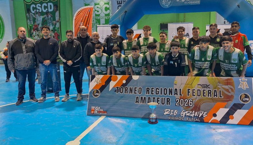 Futsal Sub 13 y Sub 15: Equipos de Río Grande se consagraron campeones de local