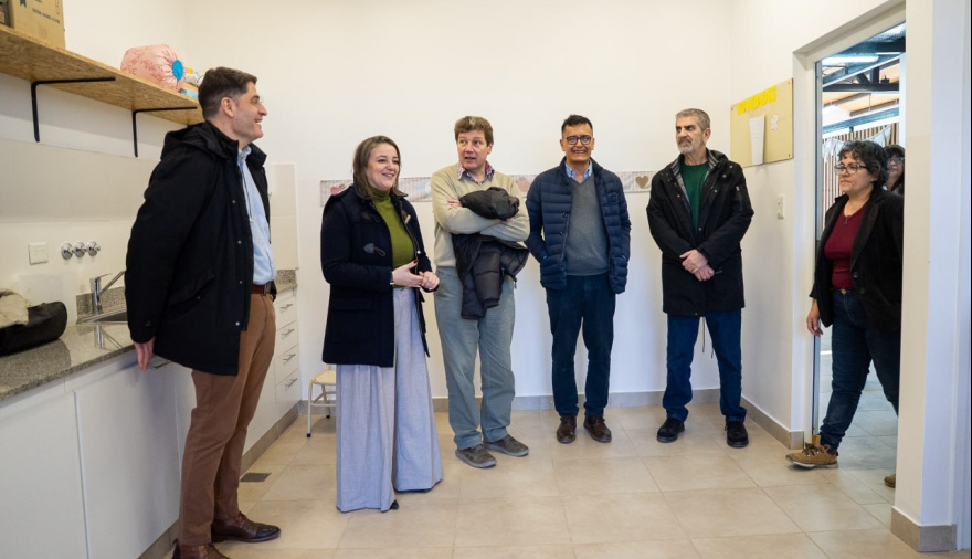 Melella recorrió el Centro de Desarrollo Infantil recientemente inaugurado en Ushuaia