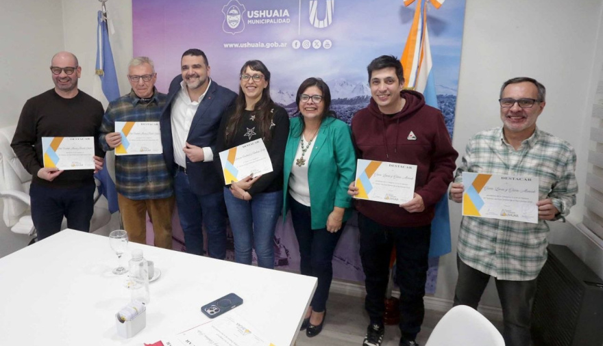 Vuoto recibió a los pilotos ushuaienses que participaron del Gran Premio de la Hermandad
