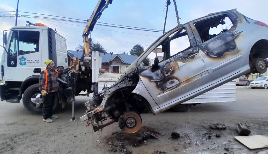 El Municipio realizó un operativo de retiro de chatarra