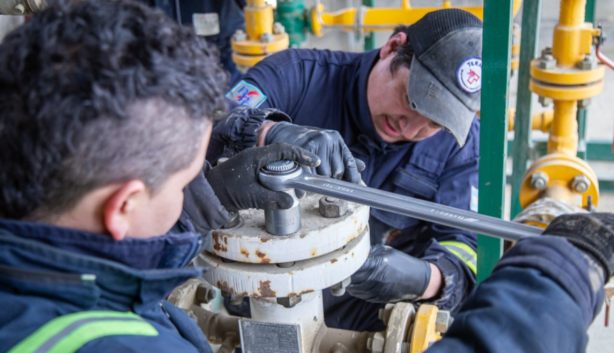 Tolhuin: La DPE finalizó la primera etapa de mantenimiento de la planta de gas