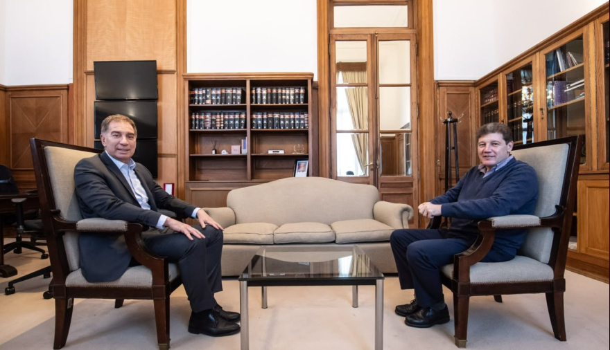 Nación anunció que este jueves Santilli recibe al gobernador Melella