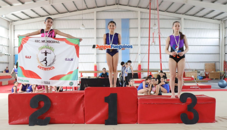 La gimnasia artística tuvo su final provincial en Río Grande