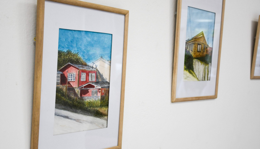 Se inauguró la muestra “Fachadas Fueguinas” en el CCNA Ushuaia 