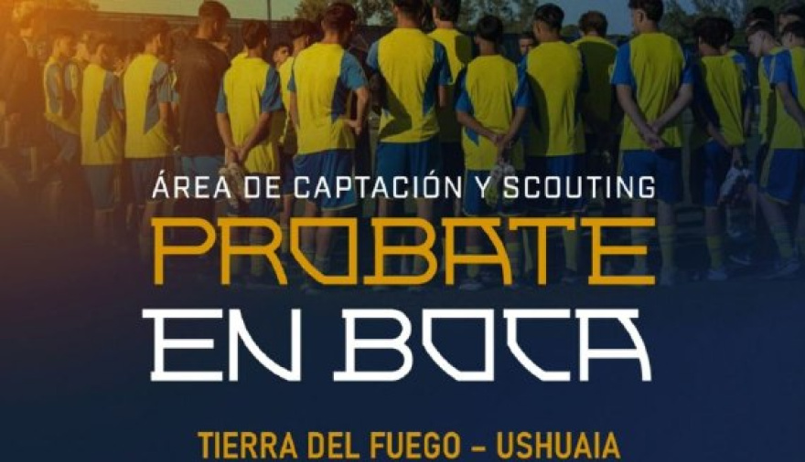 Boca Juniors realizará pruebas de jugadores en Ushuaia