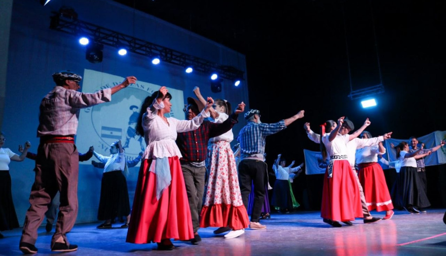 Se realizó el cuarto encuentro de danzas folclóricas argentinas