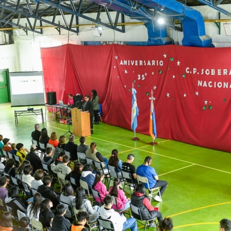 El colegio provincial “Soberanía Nacional” celebró su 35° aniversario