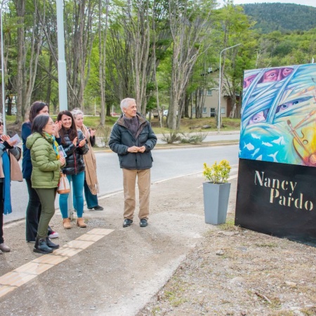 La Municipalidad llevó adelante la inauguración de los murales "Fueguinas"