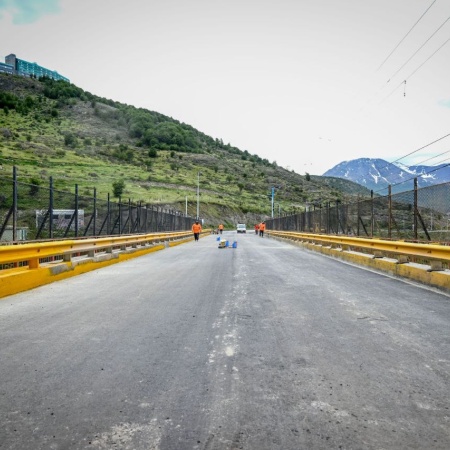 El Municipio concluyó con la repavimentación del puente de Héroes de Malvinas - Ruta 3