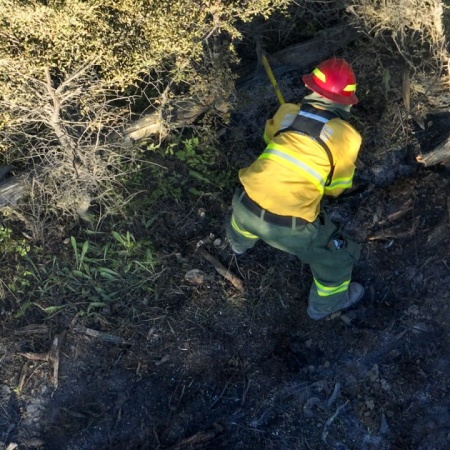 El incendio declarado en estancia San Justo fue extinguido