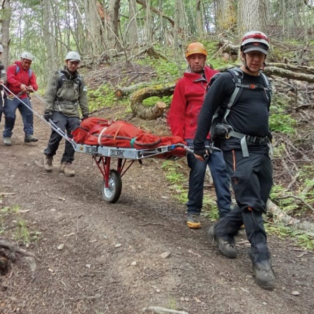 Siguen los rescates en los senderos de Ushuaia