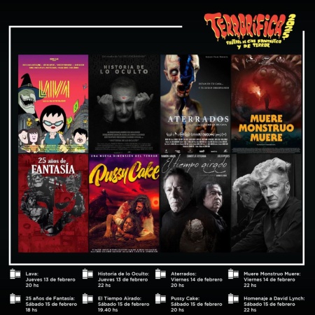 Este jueves 13 de febrero comenzará el festival de cine "Terrorífica 2025