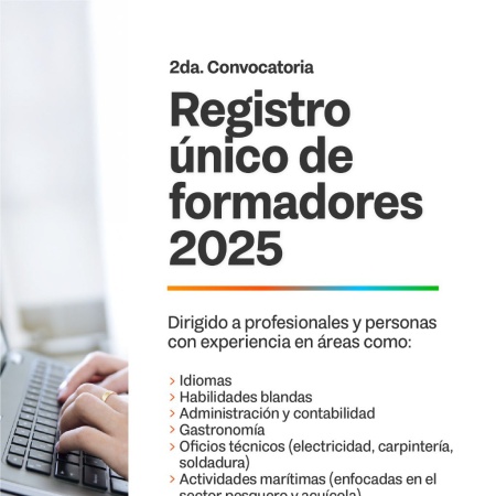 Se encuentra abierta la 2da Convocatoria para el Registro Único de Formadores 2025