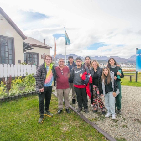 Alumnos del Colegio Sábato dialogaron con el Secretario de Asuntos Malvinas de Ushuaia