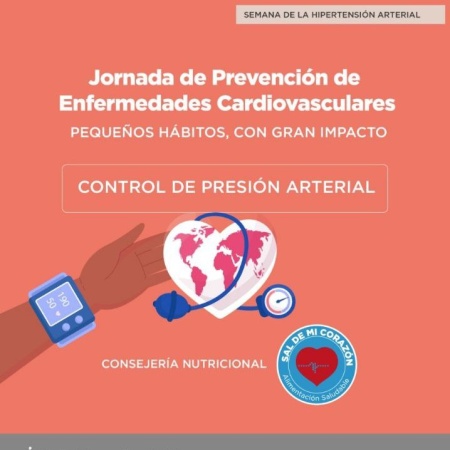 El área de salud municipal realizará una jornada de prevención de hipertensión arterial