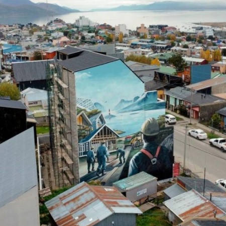 Mural de Ushuaia fue elegido como uno de los mejores del mundo